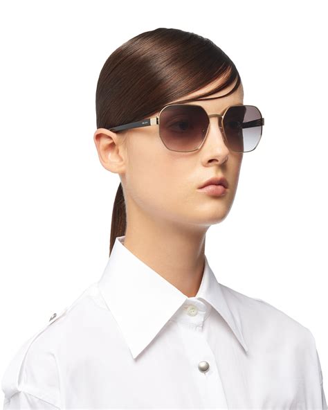 prada machine metal black glasses|Prada eyewear archive.